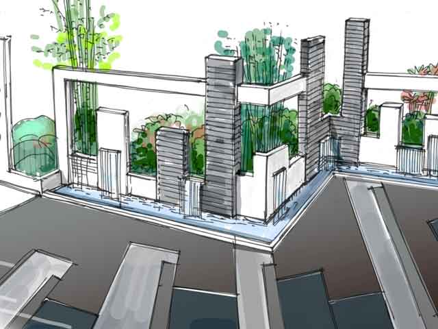 Bangalore Landscape Architect Apartment